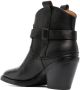 See by Chloé Hana 70mm buckle leather boots Black - Thumbnail 3