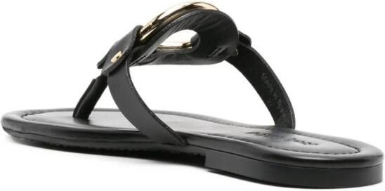 See by Chloé Hana leather T-bar sandals Black