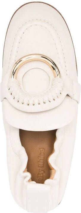 See by Chloé Hana ring-detail loafers White