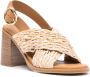 See by Chloé Jaicey 80mm interwoven-straps sandals Neutrals - Thumbnail 2