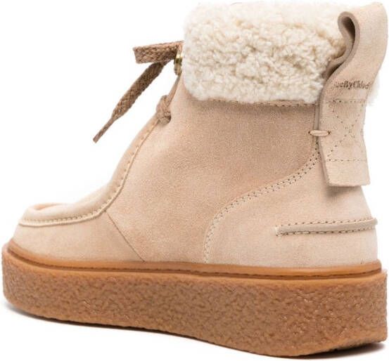 See by Chloé Jille suede ankle boots Neutrals