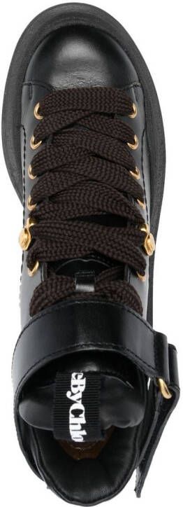 See by Chloé lace-up ankle boots Black