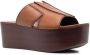 See by Chloé leather 60mm platform sandals Brown - Thumbnail 2