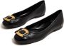 See by Chloé leather ballerina shoes Black - Thumbnail 2