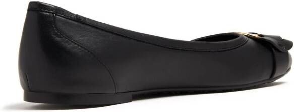 See by Chloé leather ballerina shoes Black