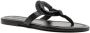 See by Chloé leather braided-detail flip flops Black - Thumbnail 2