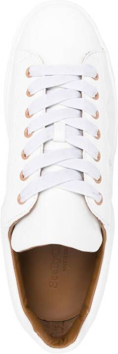 See by Chloé logo low-top sneakers White