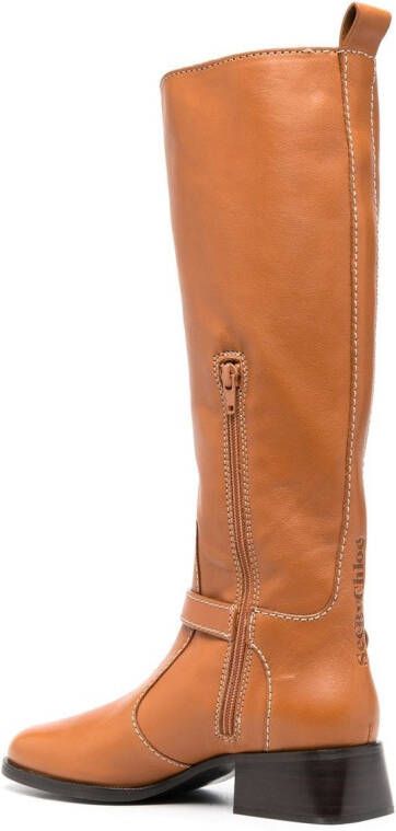 See by Chloé Lory 40mm knee-high boots Brown