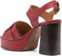 See by Chloé Louys 100mm leather sandals Red - Thumbnail 3