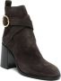 See by Chloé Lyna 85mm suede boot Brown - Thumbnail 2