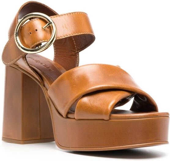 See by Chloé Lyna heeled sandal Brown