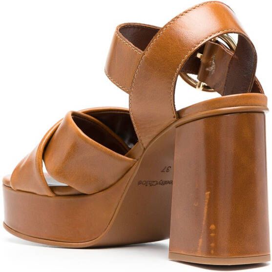 See by Chloé Lyna heeled sandal Brown