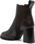 See by Chloé Mallory 95mm leather ankle boots Brown - Thumbnail 3