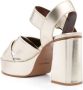 See by Chloé metallic leather platform sandals Gold - Thumbnail 2