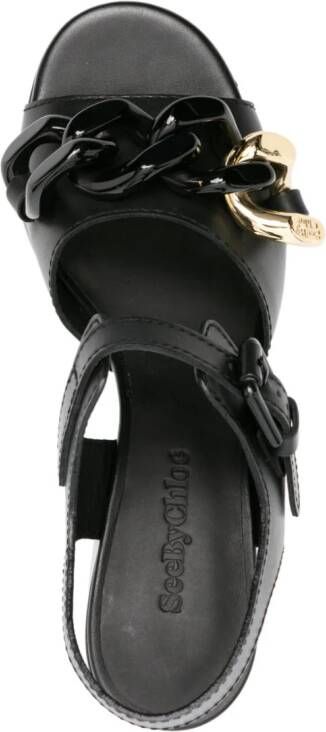 See by Chloé Monyca 110mm platform sandals Black