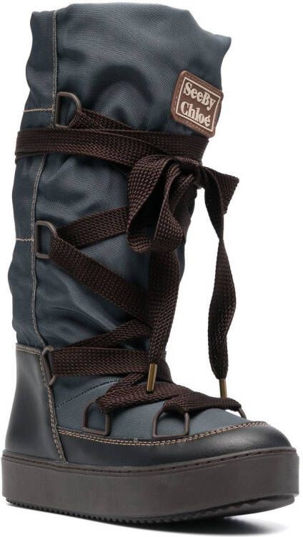 See by Chloé Naina 40mm mid-calf snow boots Grey
