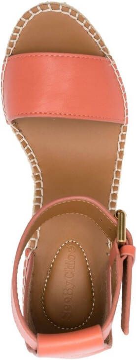 See by Chloé open-toe 120mm espadrilles Pink