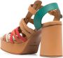 See by Chloé peep-toe 100mm leather sandals Neutrals - Thumbnail 3