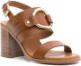 See by Chloé slingback leather sandals Brown - Thumbnail 2