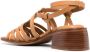 See by Chloé strappy 60mm leather sandals Brown - Thumbnail 3