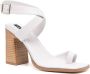 Senso 90mm Chrissy leather sandals White - Thumbnail 2