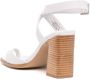 Senso 90mm Chrissy leather sandals White - Thumbnail 3