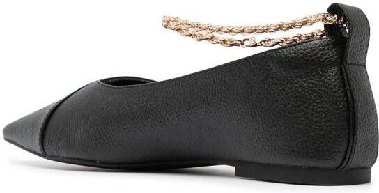 Senso Aubree II leather ballerina shoes Black