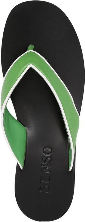 Senso Bowie III leather sandals Green