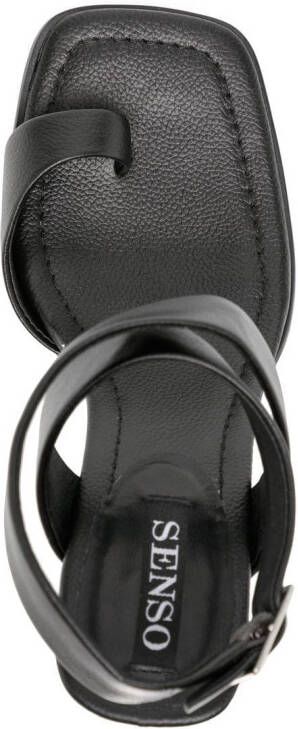Senso Chrissy leather sandals Black
