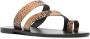 Senso Clyde III snakeskin-effect sandals Brown - Thumbnail 2