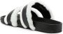 Senso Dalley shearling-trim sandals Black - Thumbnail 3