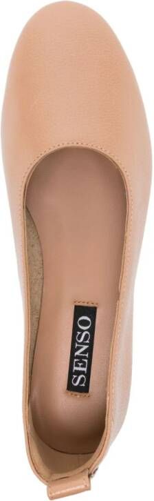 Senso Daphne IV leather ballerina shoes Neutrals