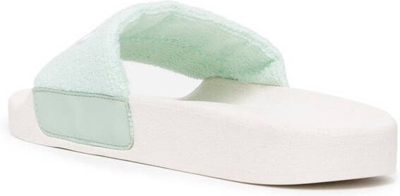 Senso Elly embroidered-logo slides Green
