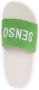 Senso Elly logo-embroidered slides Green - Thumbnail 4