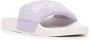 Senso Elly logo embroidered-slides Purple - Thumbnail 2