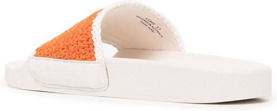 Senso Esme knit-strap sandals Orange