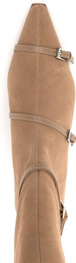 Senso Fai buckled ankle boots Brown