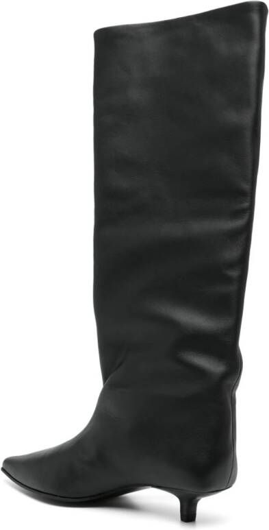 Senso Fizz 40mm calf-length leather boots Black