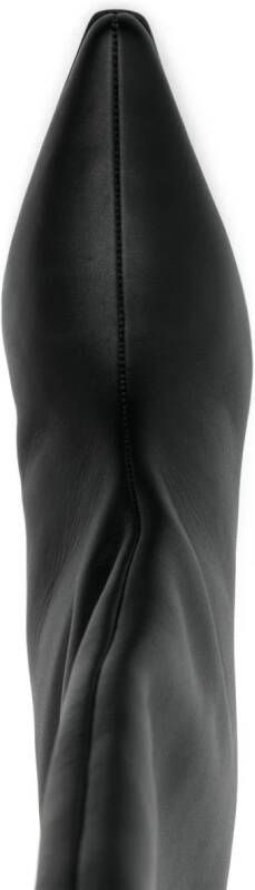 Senso Fizz 40mm calf-length leather boots Black