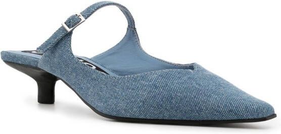 Senso Florence II 50mm denim mules Blue