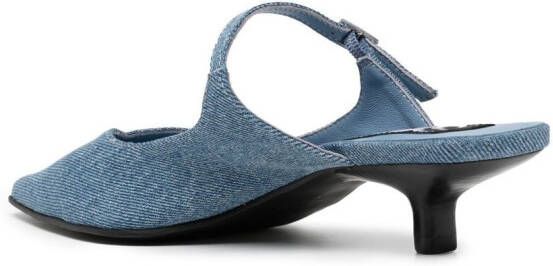 Senso Florence II 50mm denim mules Blue