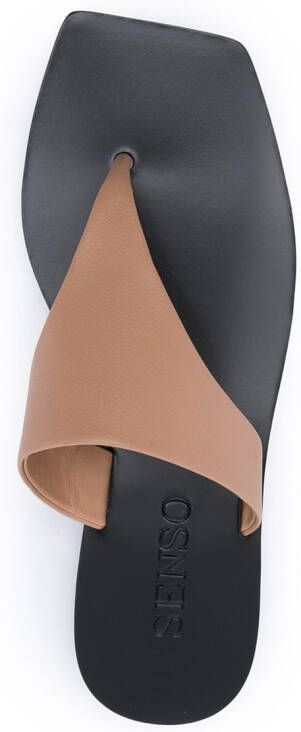 Senso Giulia II leather sandals Black