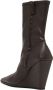 Senso Hayley 100mm wedge boots Brown - Thumbnail 3