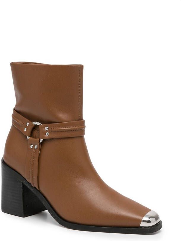 Senso Hunny metal toecap boots Brown