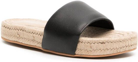 Senso Isobel open-toe espadrille sandals Black