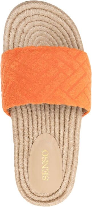 Senso Isobel open-toe espadrille sandals Orange
