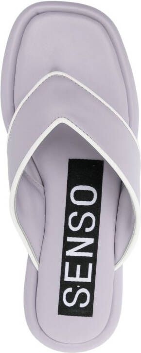 Senso Issac thong-strap sandals Purple