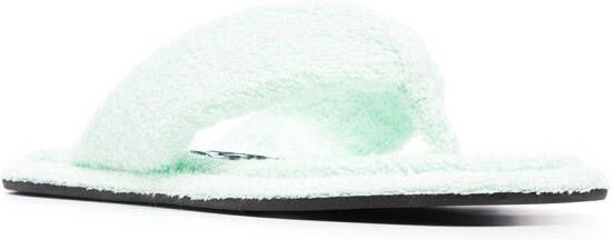 Senso Izzy terrycloth sandals Green