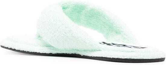 Senso Izzy terrycloth sandals Green