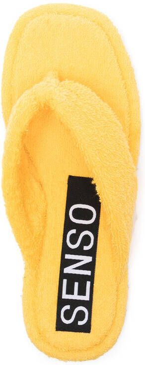 Senso Izzy terrycloth sandals Yellow